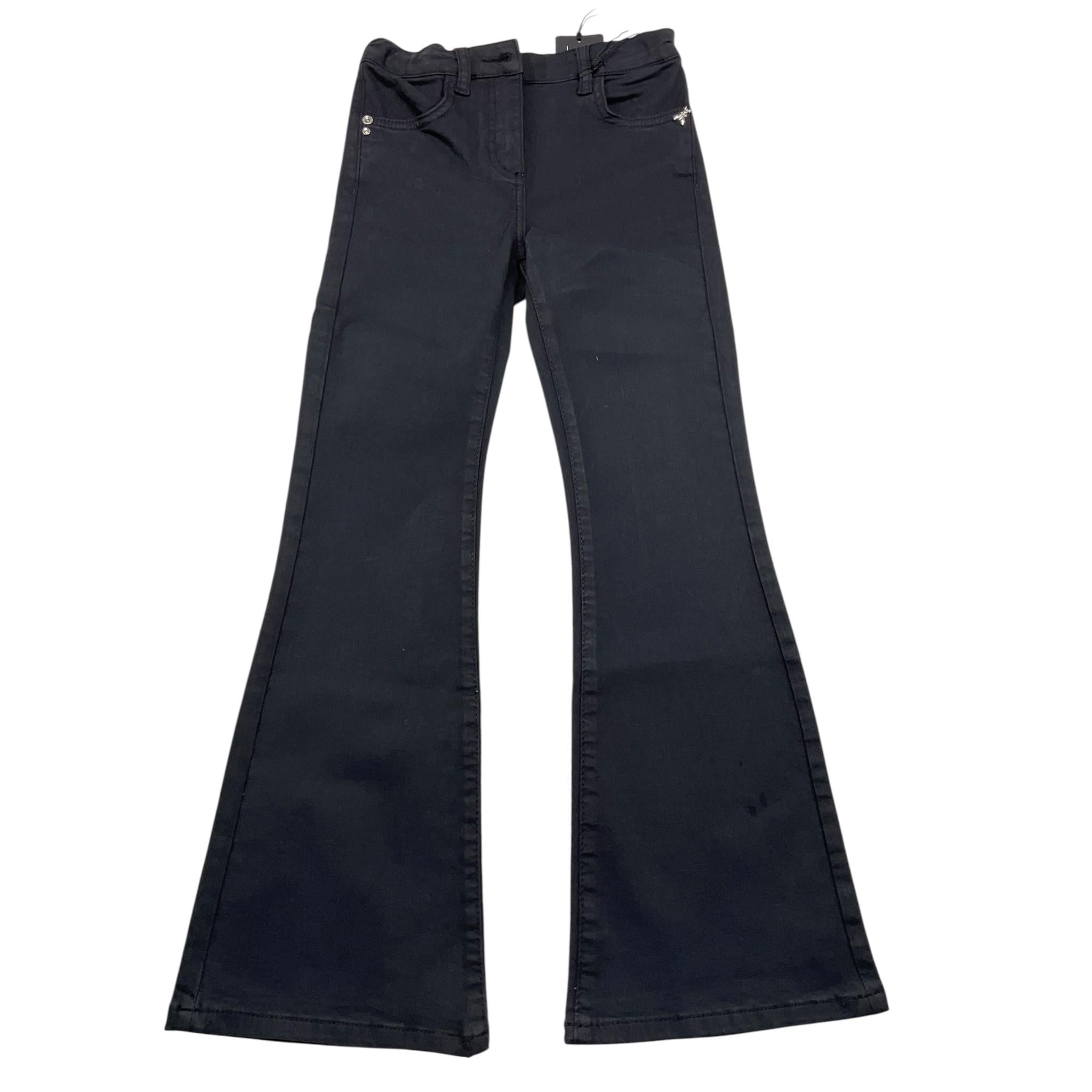 PATRIZIA PEPE pantalone tinta unita modello zampa Nero per Bambina 7P0362 NERO PATRIZIA PEPE 