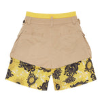 Dsquared2 Bermuda Tinta Unita con Finto Doppio Bermuda per Bambino DQ2280 BEIGE DSQUARED2 