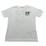 Suns T-Shirt Girocollo tinta unita con Logo Bianco per Bambino TSS5108U BIANCO SUNS 