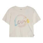 Levi'S T-Shirt Tinta Unita Girocollo con Stampa per Neonata 3EH190 PANNA LEVI'S 