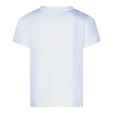 Fun & Fun T-Shirt Girocollo Tinta Unita con Paillettes con Spilla per Bambina FNCJTS16390 BIANCO FUN & FUN 