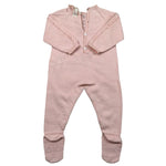 Wedoble Tutina Manica Lunga Tinta Unita per Neonata V2401346AA ROSA WEDOBLE 