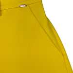 Fracomina Pantalone Tinta Unita con Elastico In Vita per Bambina FM1008 GIALLO FRACOMINA 