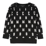 JOHN RICHMOND maglia tinta unita girocollo logata Nero per Neonato RIA24033MA NERO JOHN RICHMOND 