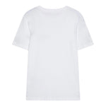 Calvin Klein T-Shirt Girocollo Tinta Unita con Logo per Bambino IB0IB02451 BIANCO CALVIN KLEIN 