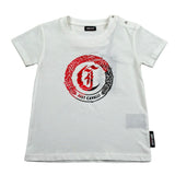 Just Cavalli T-Shirt Girocollo Tinta Unita con Stampa per Neonato JIP26065TS BIANCO JUST CAVALLI 