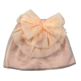 Miss Grant Gonna Tinta Unita con Cinturino per Bambina MG1255 PESCA MISS GRANT 