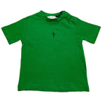 Cesare Paciotti T-Shirt Girocollo Tinta Unita con Stampa per Neonato TSP5105BX VERDE CESARE PACIOTTI 