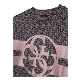 Guess T-Shirt Girocollo Tinta Unita con Stampa per Bambina J5RI04K6YW4 GRIGIO GUESS 
