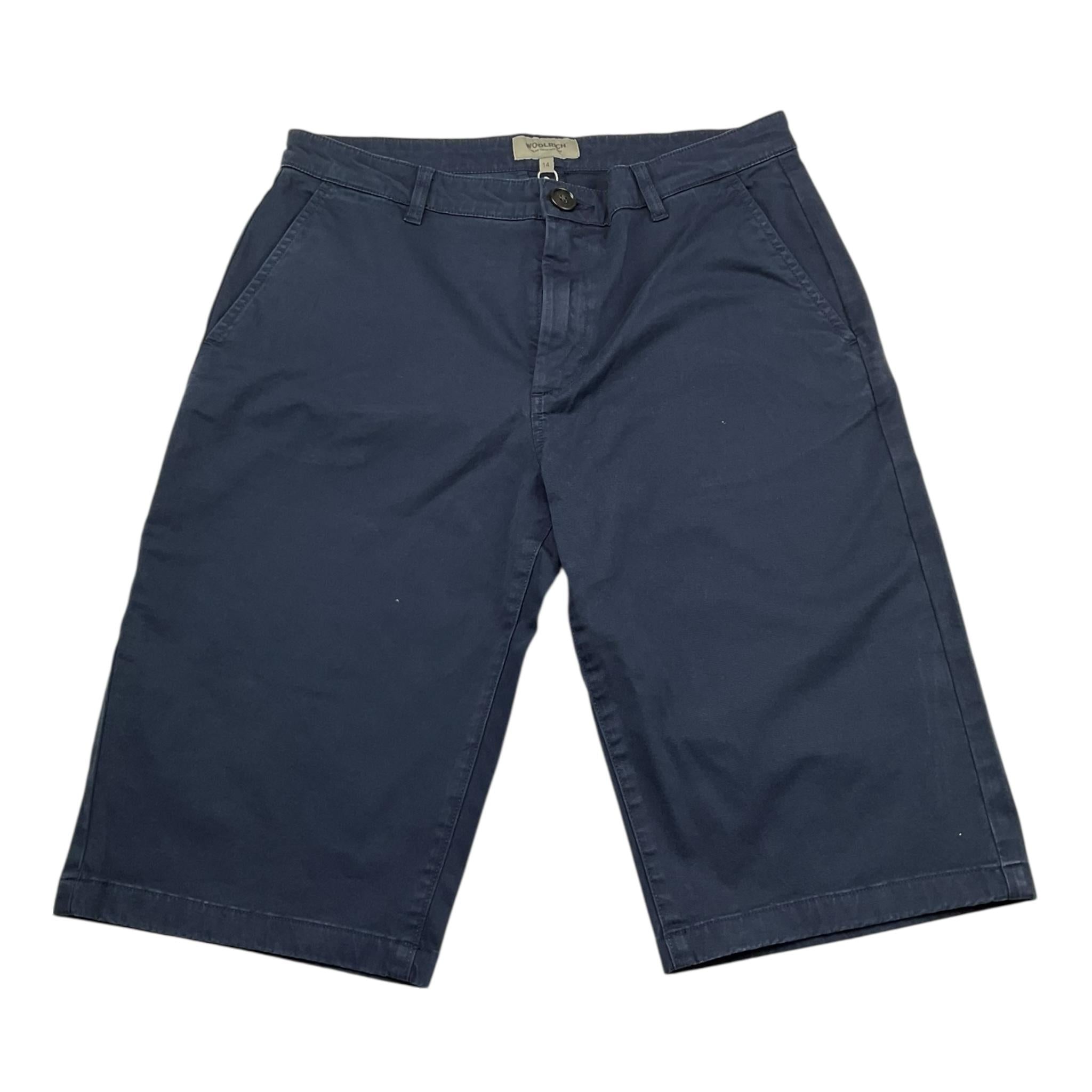 Woolrich Bermuda Tinta Unita con Tasche America per Bambino CFWKSH0067 BLU WOOLRICH 