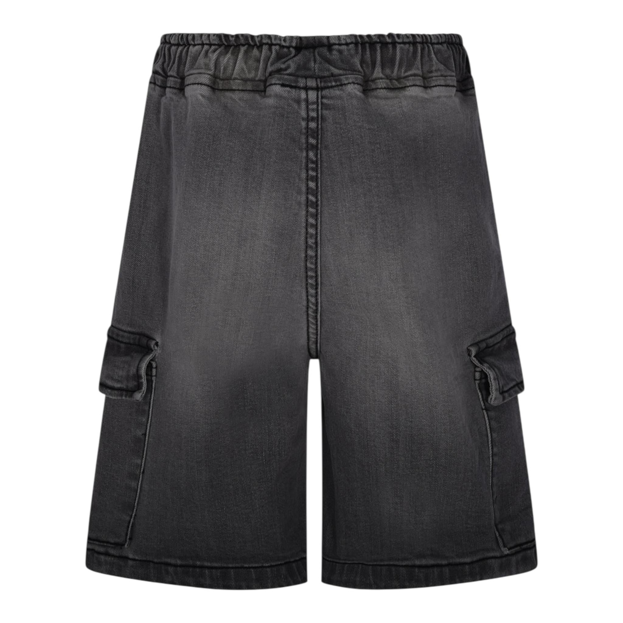 Marc Ellis Bermuda tinta unita In Denim Grigio per Bambina JMJPT01246 GRIGIO MARC ELLIS 