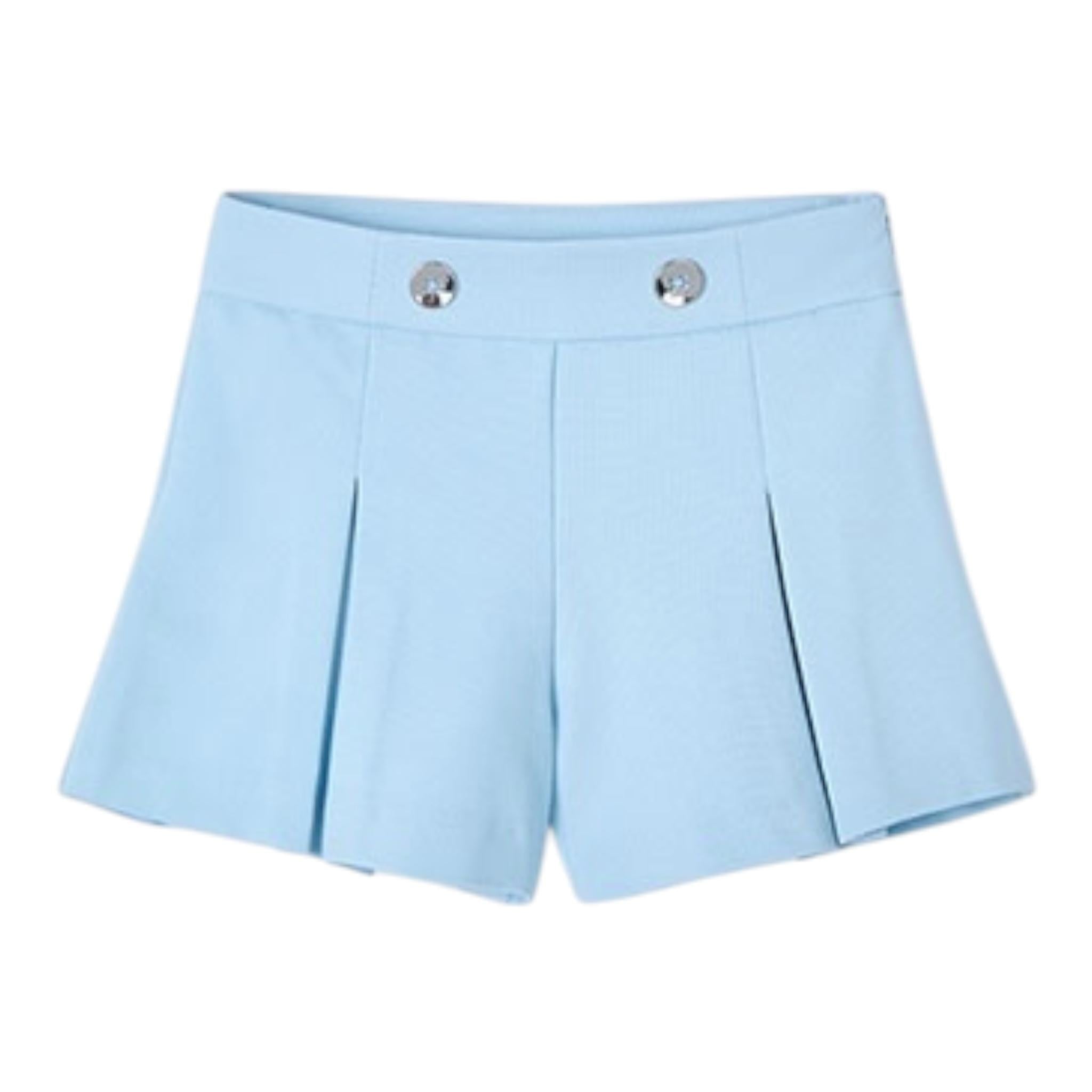 Mayoral Short Tinta Unita con Zip per Bambina 3201 AZZURRO MAYORAL 
