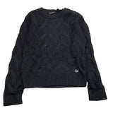 GUESS maglia girocollo tinta unita con applicazioni Nero per Bambina J4BR09Z37L1 NERO GUESS 