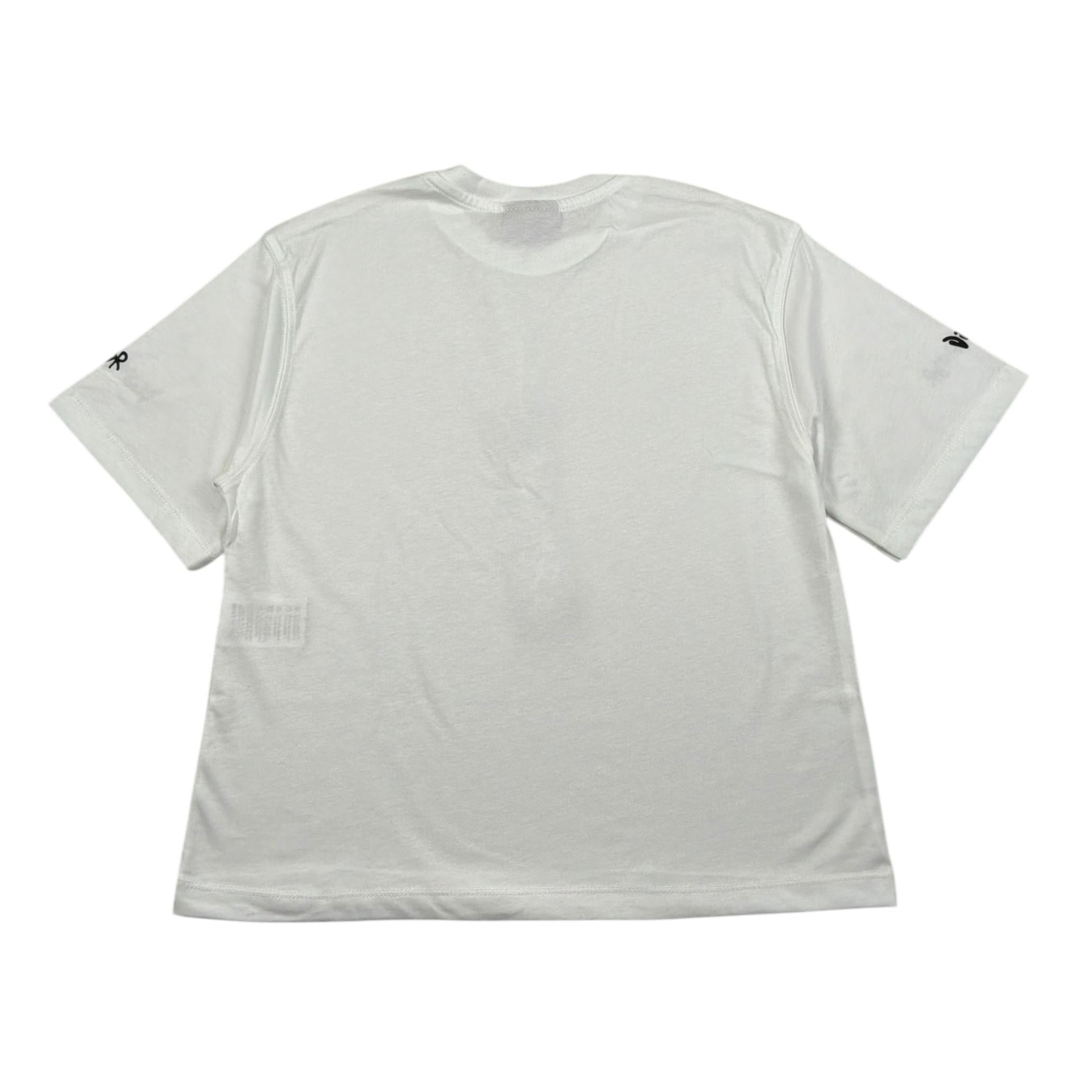 Disclaimer T-Shirt Girocollo Tinta Unita con Stampa per Bambino 25EDK58467 BIANCO DISCLAIMER 