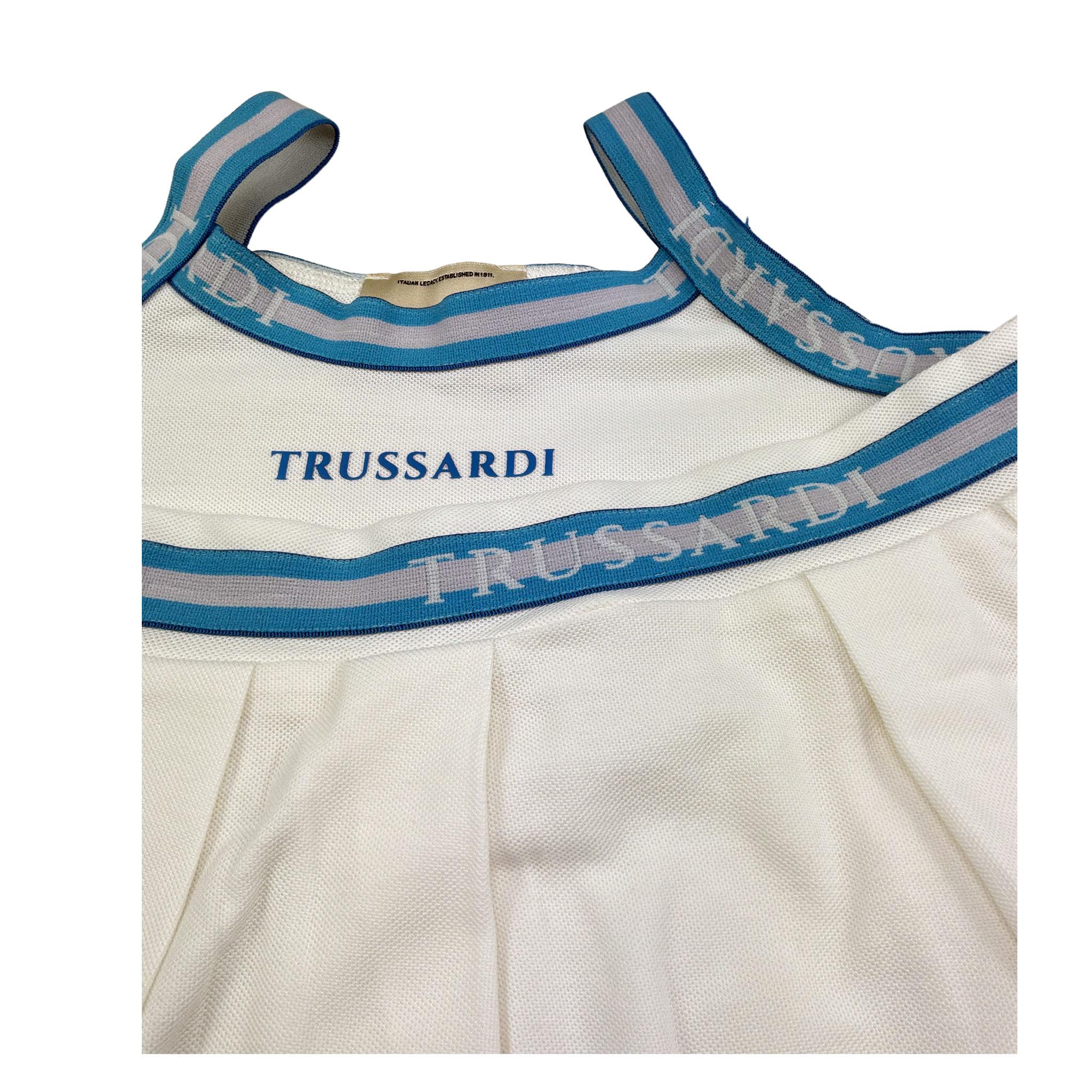 Trussardi Completo 2 Pezzi Canotta-Gonna Tinta Unita per Bambina TGP26076CE BIANCO TRUSSARDI 
