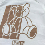 Le Bebe' T-Shirt Girocollo Tinta Unita con Stampa per Neonato LBB5415 BIANCO LE BEBE' 