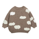 PLAY UP maglia girocollo tinta unita con stampa Marrone per Neonata PA022AP11354 MARRONE PLAY UP 