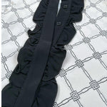 Elisabetta Franchi Abito Bicolore Mezza Manica con Fantasia per Neonata EGAB195 BIANCO/NERO ELISABETTA FRANCHI 