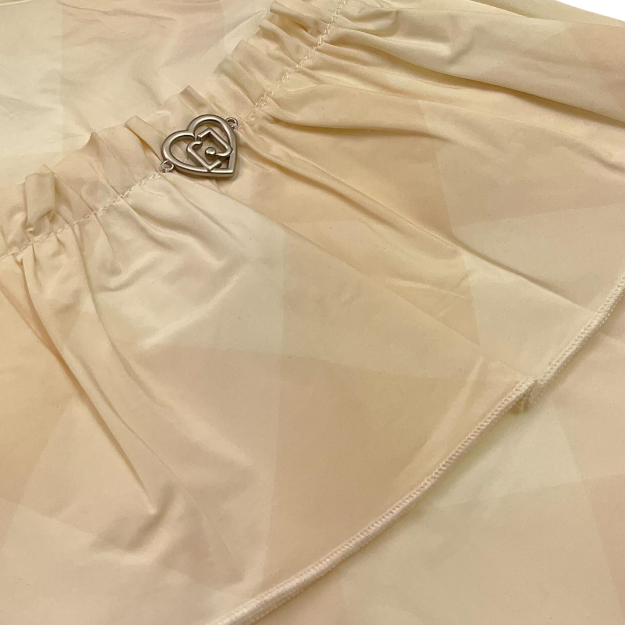 Liu Jo Gonna Tinta Unita con Fantasia A Quadri per Neonata KA5003N BEIGE LIU JO 