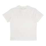 Dondup T-Shirt Girocollo Tinta Unita con Taschino per Bambino DMTS039 BIANCO DONDUP 
