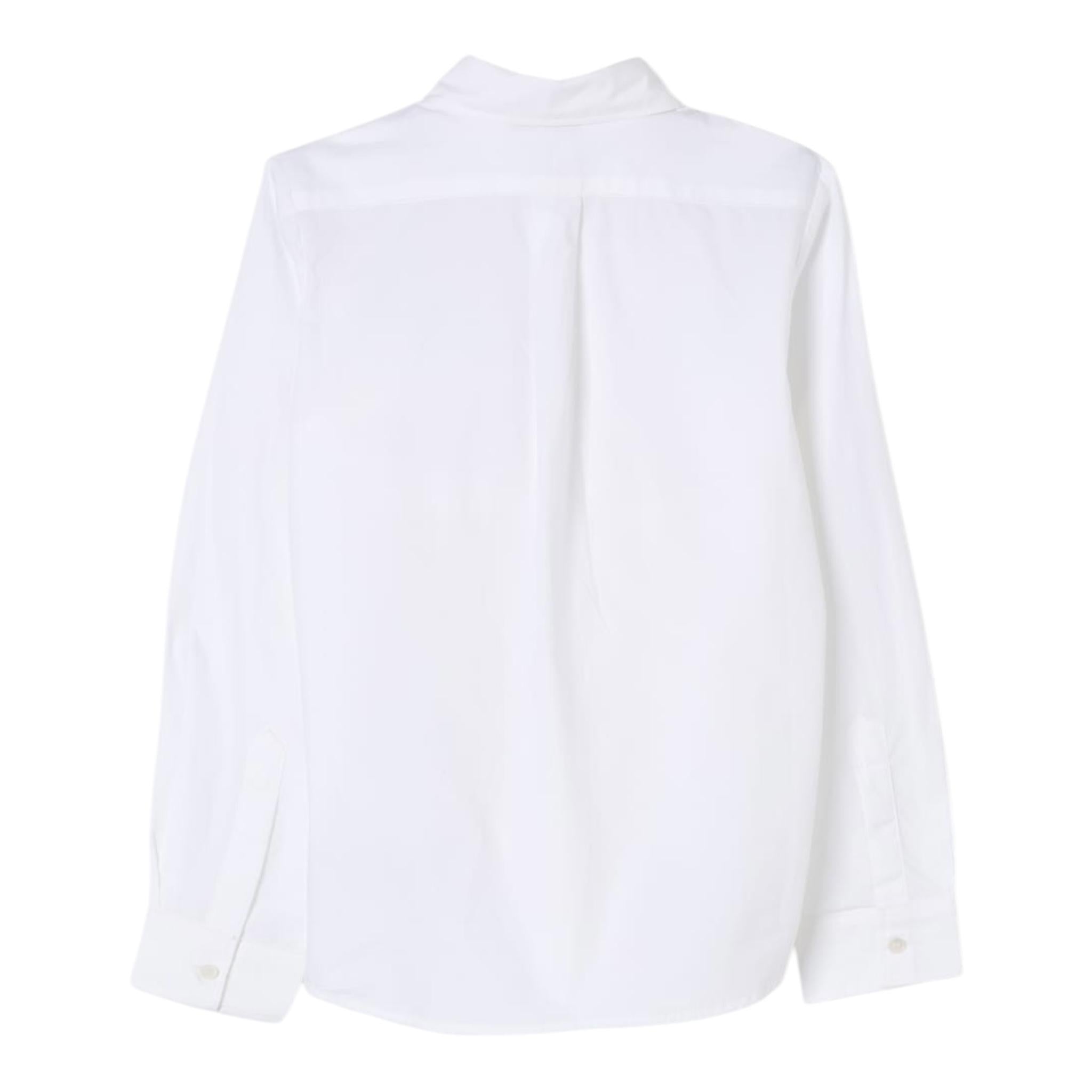 N°21 Camicia Tinta Unita con Stampa per Bambina N2102U BIANCO N°21 