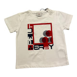 Peuterey T-Shirt Girocollo Tinta Unita con Stampa per Neonato PTB2300 BIANCO PEUTEREY 