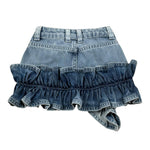 Fun & Fun Gonna Tinta Unita In Denim per Neonata FBSK01345 AZZURRO FUN & FUN 