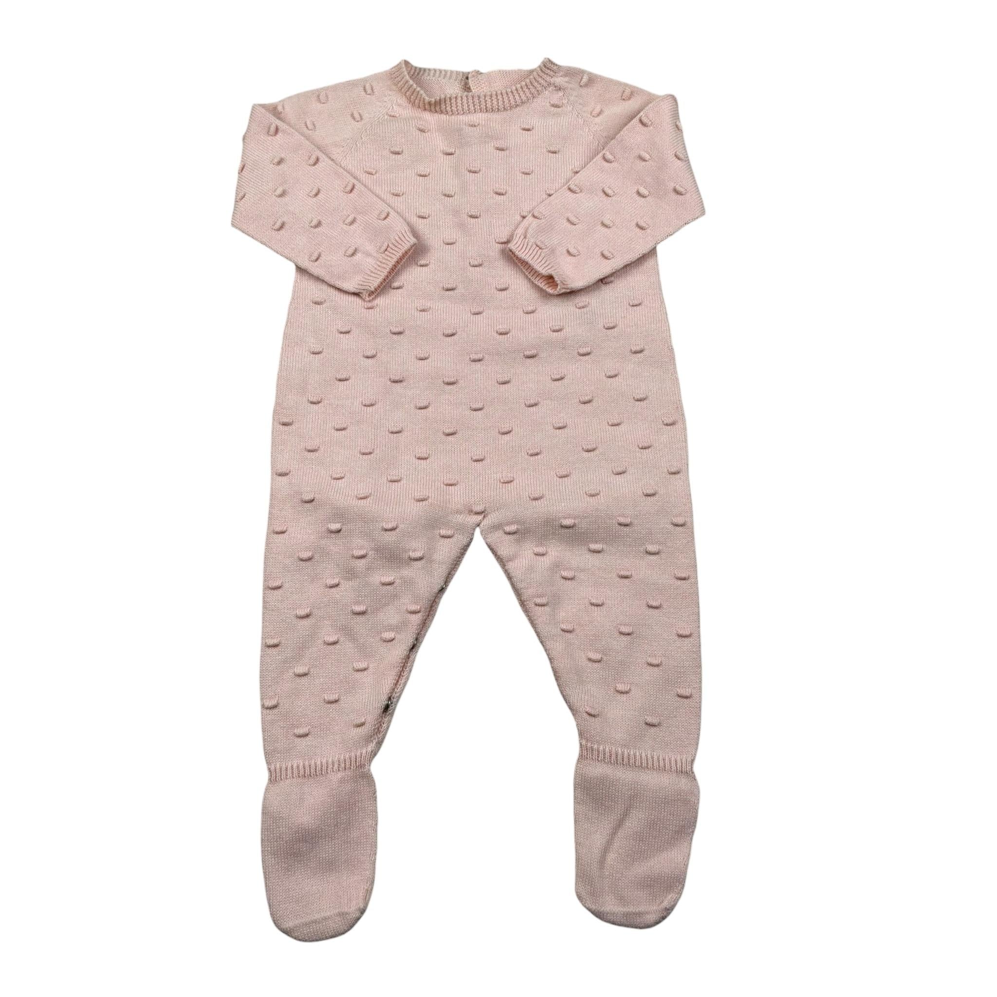 Wedoble Tutina Manica Lunga Tinta Unita per Neonata V2406346AA ROSA WEDOBLE 