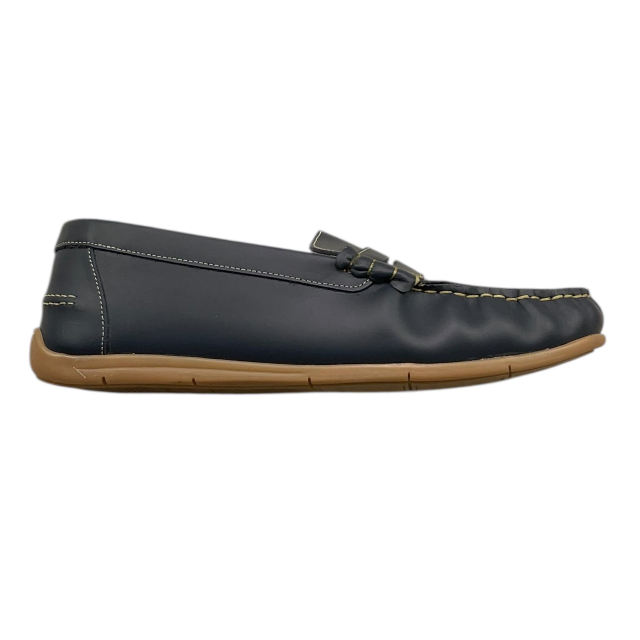 Panyno Mocassini Tinta Unita con Suola In Contrasto per Bambino C1801 BLU PANYNO 