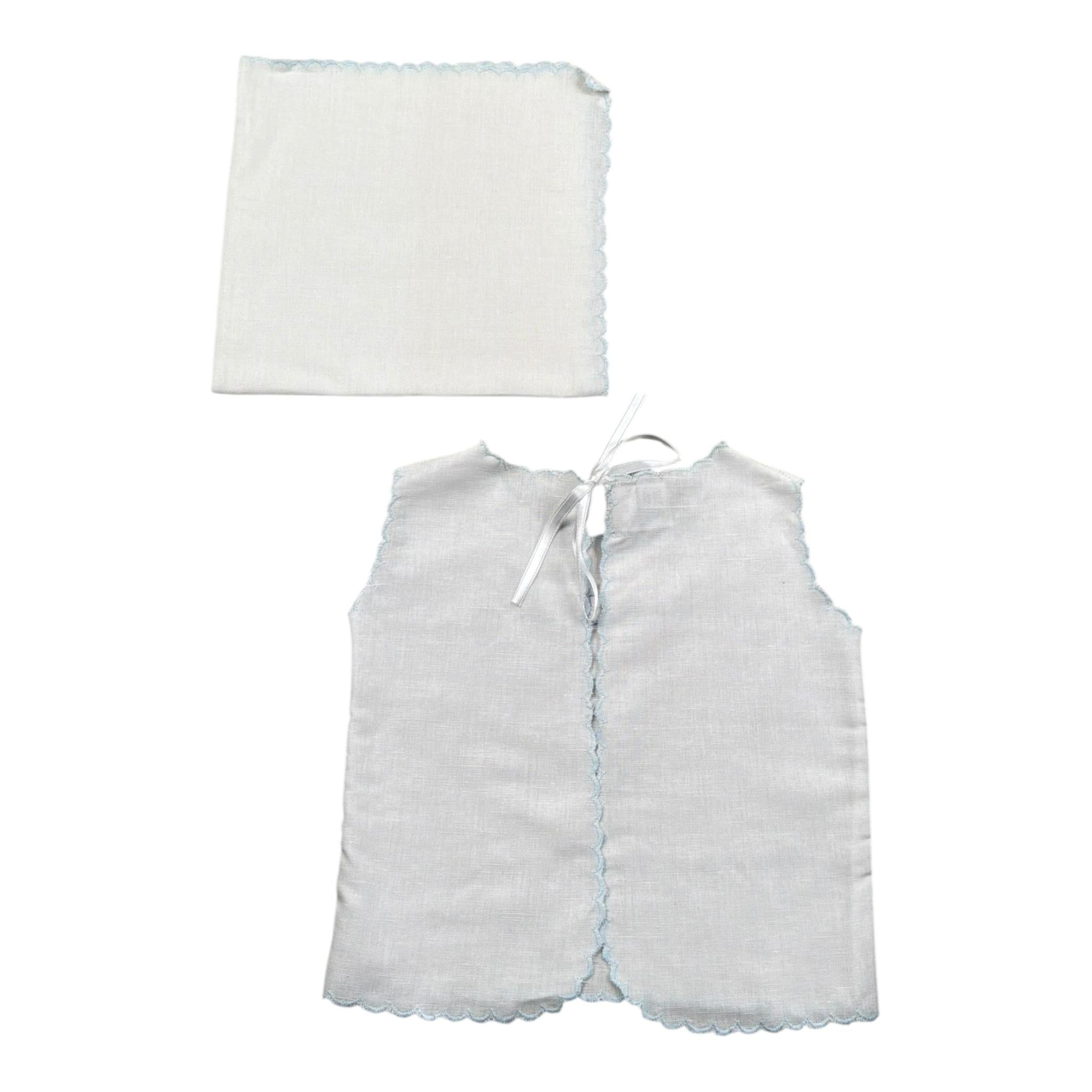 Seerose Set Camicia Della Fortuna-Copertina per Neonato SETNEE BIANCO/AZZURRO SEEROSE 