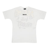 Disclaimer T-Shirt Girocollo Tinta Unita con Stampa per Bambino 25EDK58431 BIANCO DISCLAIMER 