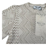Mood_One T-Shirt Girocollo Tinta Unita con Trafori per Bambino TSHIRT02 BEIGE MOOD_ONE 