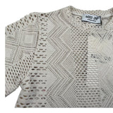 Mood_One T-Shirt Girocollo Tinta Unita con Trafori per Bambino TSHIRT02 BEIGE MOOD_ONE 