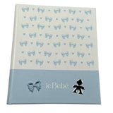 Le Bebe Album Fotografie Bicolore per Neonato LBA002 BIANCO/AZZURRO LE BEBE 