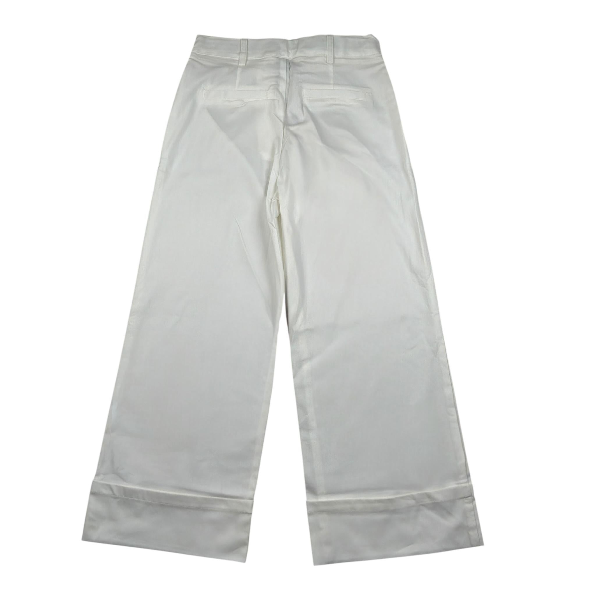 Dixie Pantalone tinta unita Modello Palazzo Bianco per Bambina PHM3132G50 BIANCO DIXIE 