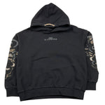 JOHN RICHMOND felpa chiusa con cappuccio tinta unita Nero per Bambina RBA25142FE NERO JOHN RICHMOND 