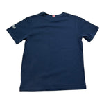Saint Barth T-Shirt Girocollo Tinta Unita con Stampa per Bambino 00291L BLU SAINT BARTH 