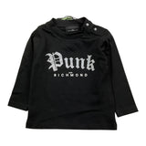 JOHN RICHMOND shirt tinta unita girocollo con stampa Nero per Neonato RIA25121TS NERO JOHN RICHMOND 