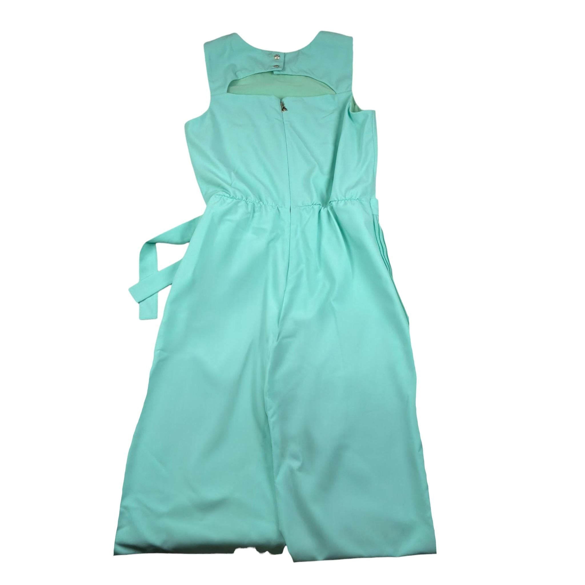 Patrizia Pepe Tuta Giromanica Tinta Unita per Bambina 7T0019 VERDE ACQUA PATRIZIA PEPE 