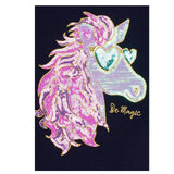 BillIEBLUSH shirt girocollo tinta unita con stampa  Blu per Neonata U20475 BLU BillIEBLUSH 