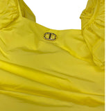 Twinset Abito Giromanica Tinta Unita per Neonata 231GJ2Q52N GIALLO TWINSET 