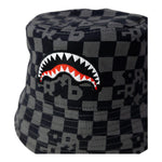 Sprayground Cappello Modello Pescatore Fantasia Quadri per Bambino SP14998GRY GRIGIO SPRAYGROUND 