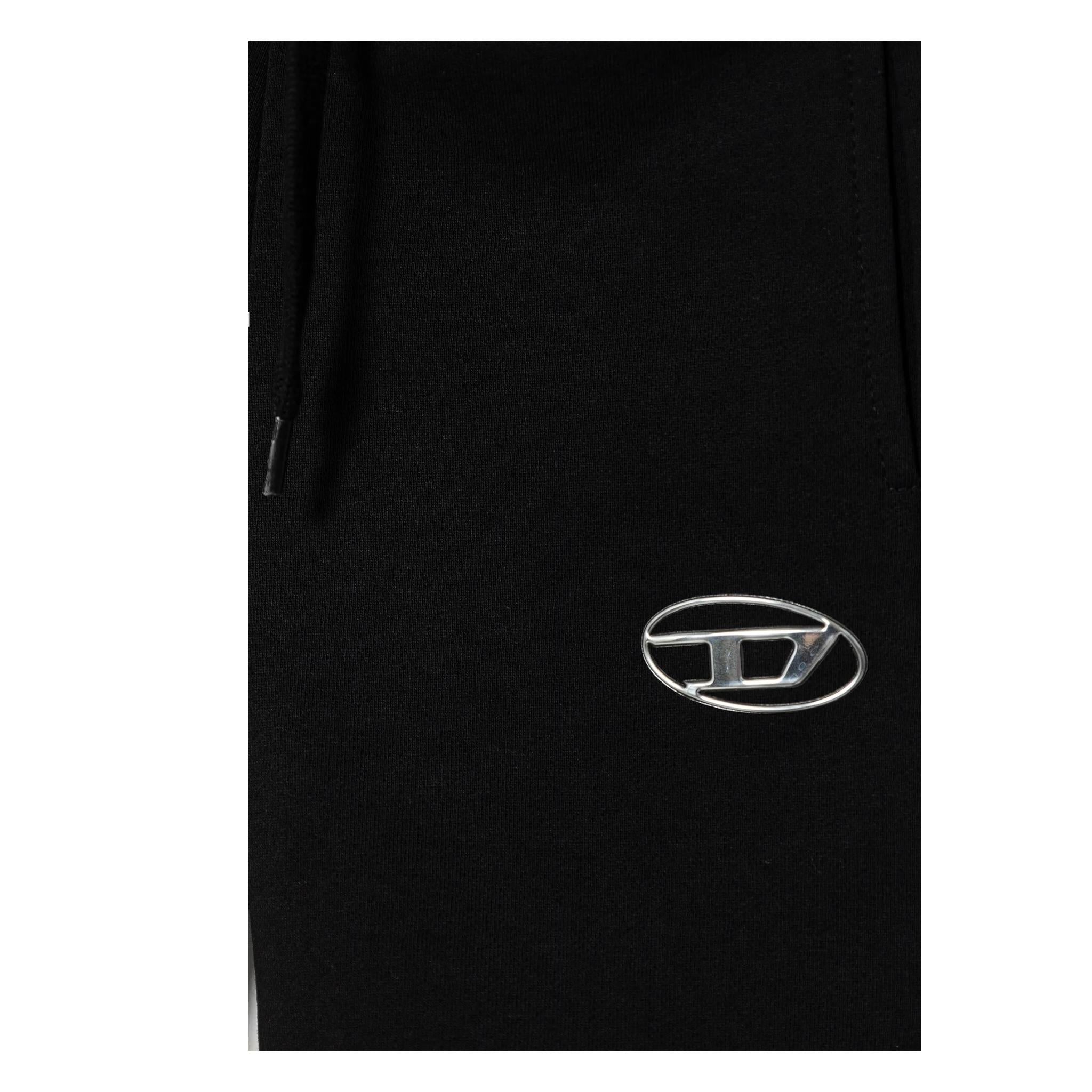 Diesel Bermuda Tinta Unita con Logo per Bambino J02239 NERO DIESEL 