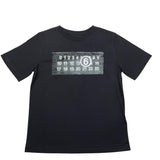 Maison Margiela T-Shirt Tinta Unita Girocollo con Stampa per Bambino M60803 NERO MAISON MARGIELA 