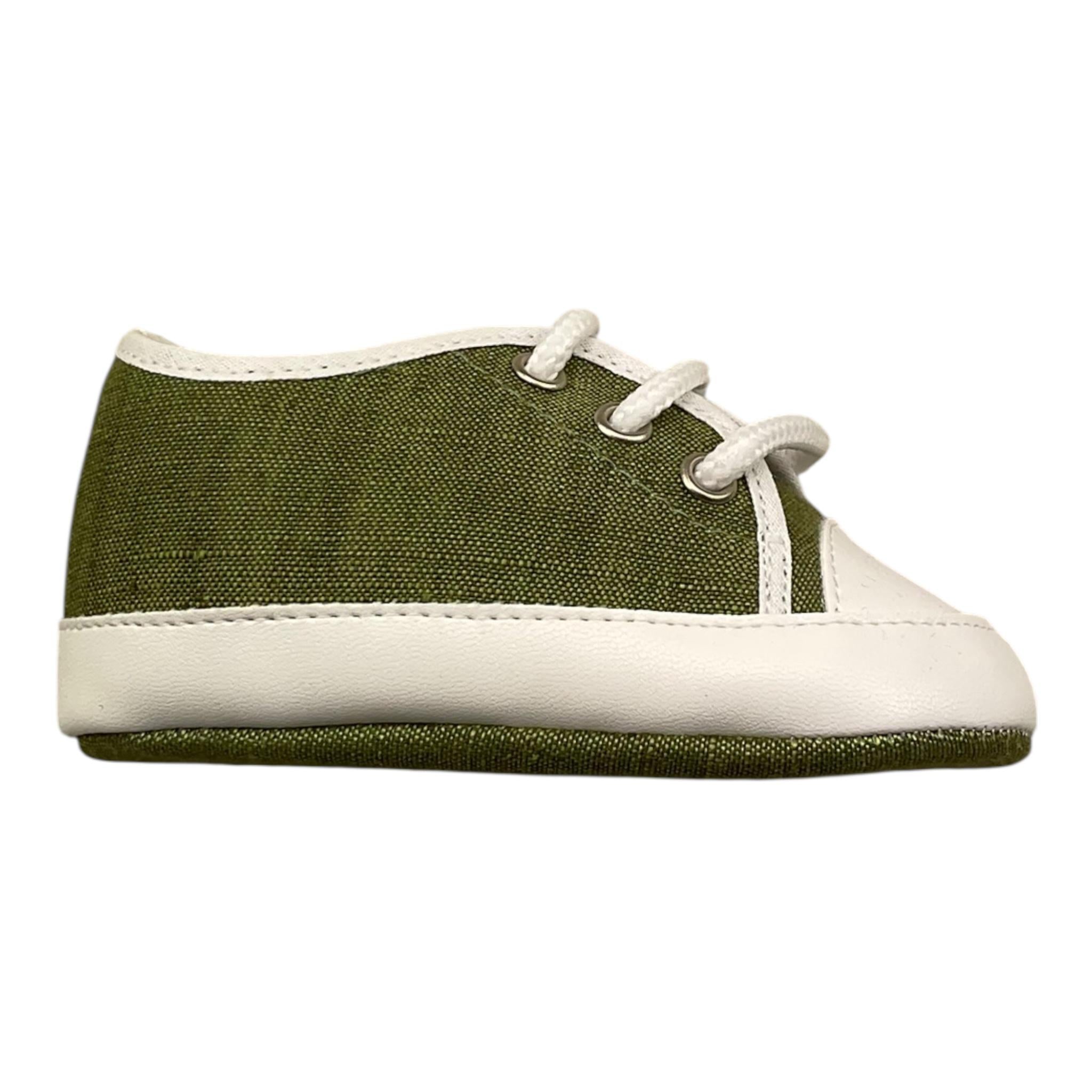 Colori Chiari Scarpine Tinta Bicolore per Neonato MN958141 BIANCO/VERDE COLORI CHIARI 