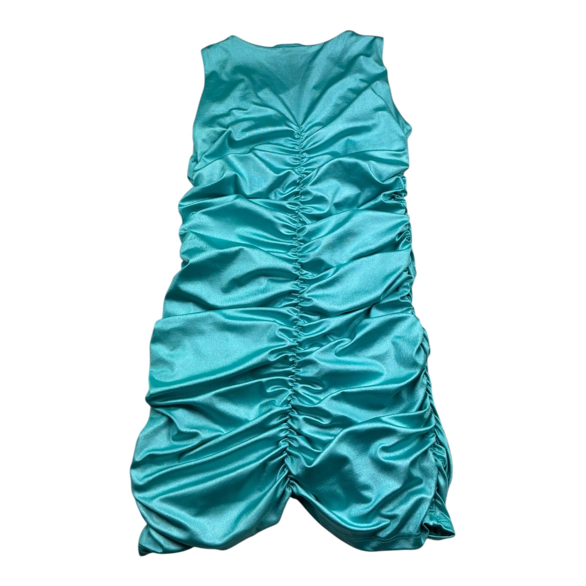 Marc Ellis Abito Giromanica Tinta Unita  per Bambina FJDR01728X TURCHESE MARC ELLIS 