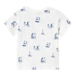 Mayoral T-Shirt Tinta Unita con Stampa per Neonato 1058 BIANCO MAYORAL 