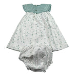 Paz Rodriguez Abito Mezza Manica con Culotte per Neonata 004122543 BIANCO PAZ RODRIGUEZ 