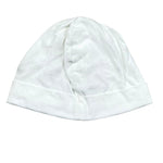 Moschino Cappello Tinta Unita con Stampa per Neonato MRY03E BIANCO MOSCHINO 