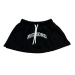 John Richmond Gonna Tinta Unita con Elastico In Vita per Neonata RIP26135GO NERO JOHN RICHMOND 